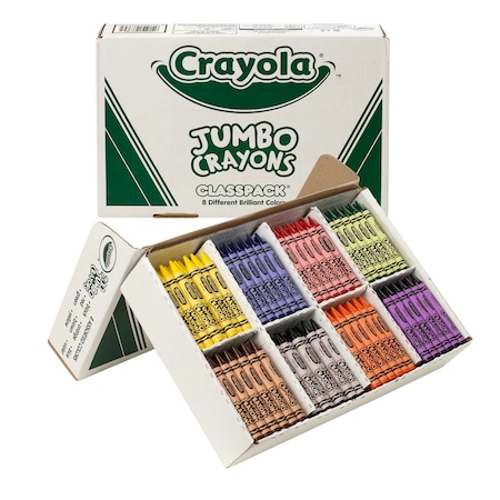 Crayon Classpack®, Jumbo Size, 8 Colors, PK200